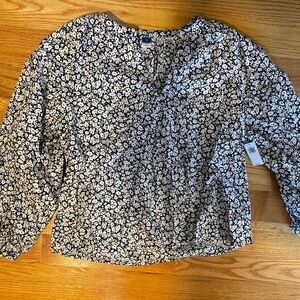 Old Navy floral shirt
